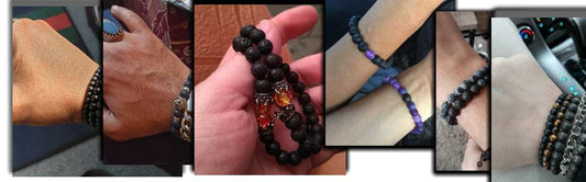 Men's Lava Stone Bracelets