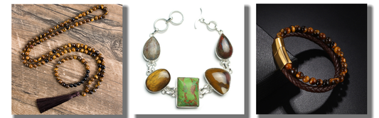 Tiger’s Eye Crystal Jewelry