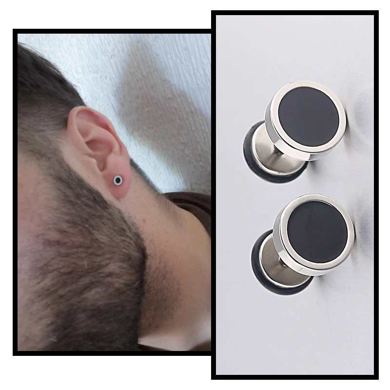 Ear piercings for men fashion