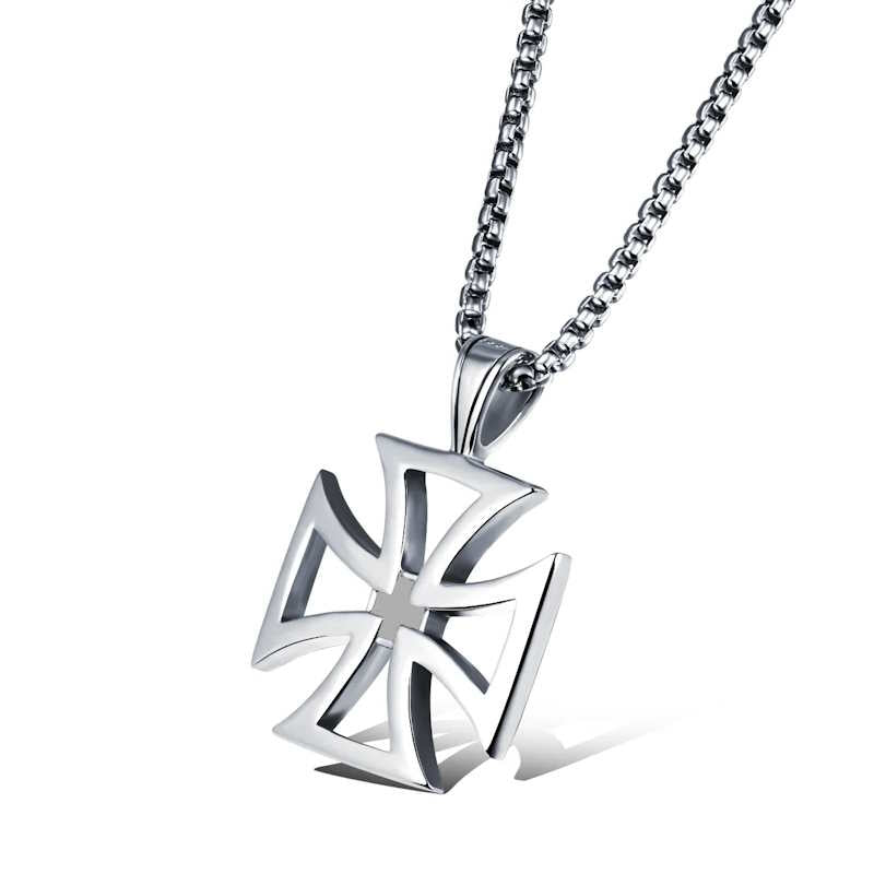 Stainless Steel Cross Necklace for Men or Women